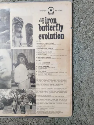 Vinilo Iron Butterfly - The Best of Evolution