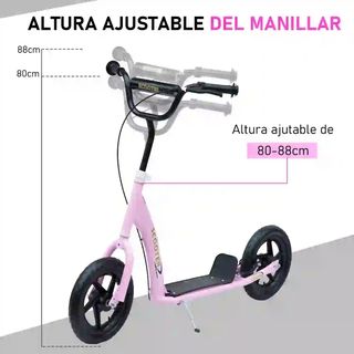 Patinete para Niños de 5-12 Años Scooter 2 ruedas