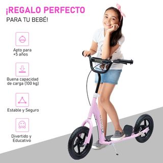 Patinete para Niños de 5-12 Años Scooter 2 ruedas