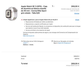 Apple Watch SE 3 40mm NUEVO
