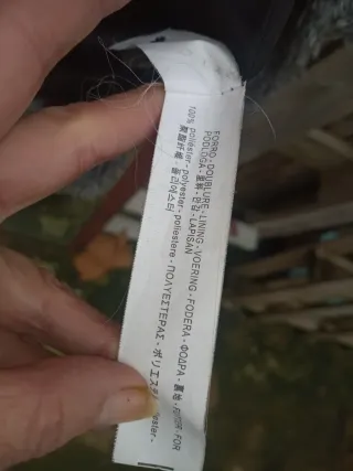 Trenca peluda chica talla XS