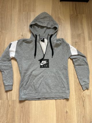 Sudadera Nike Air con capucha gris