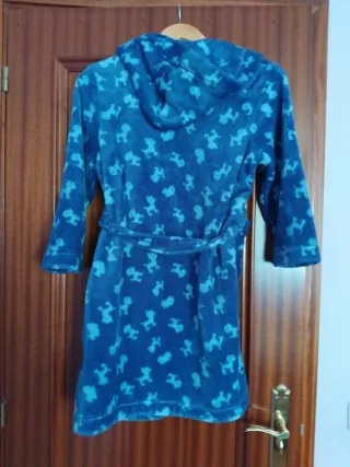 Bata infantil azul con estampado patrulla Canina