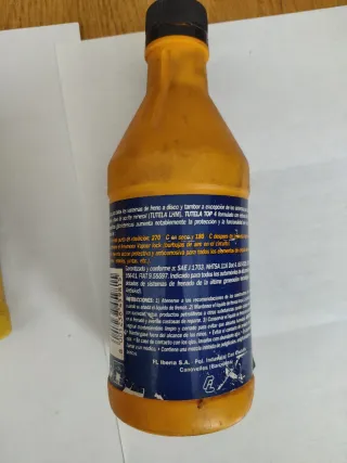 Liquido de frenos, embrague,etc.