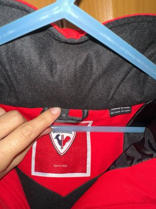 Chaqueta esquí Rossignol roja niño