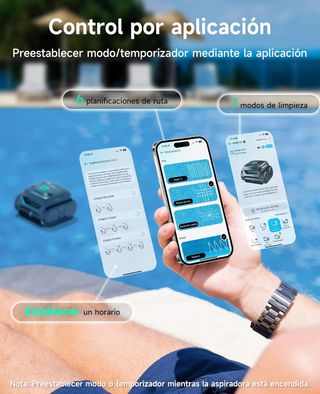 WYBOT C2 Limpiafondos Piscina, Robot Limpiafondos