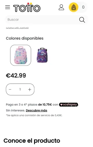 Mochila Totto Niña Corazones Multicolor