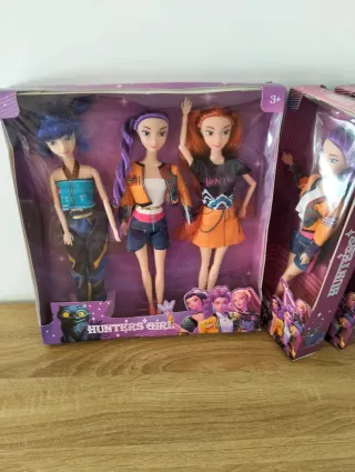 Muñecas K-Pop guerreras k-pop Rumi mira y zoey