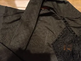 Body donna pizzo nero