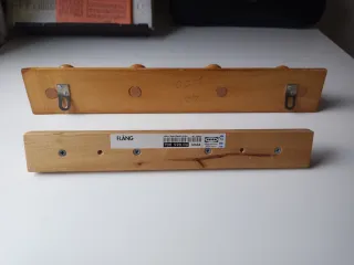 Percheros de pared madera y metal