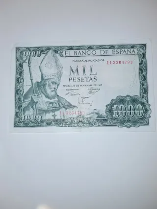 Billete 1000 pesetas Banco de España 1965