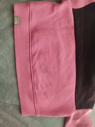 Sudadera The North Face Niña Negra y Rosa