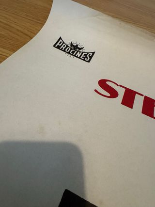 Cartel Original Bullitt Steve McQueen 1978