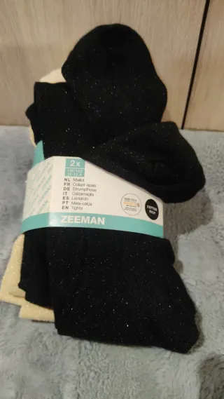 Panty niña fiesta negro y dorado