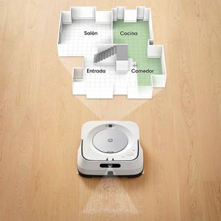iRobot m613440 Robot lavapavimenti con WiFi, Pulveri