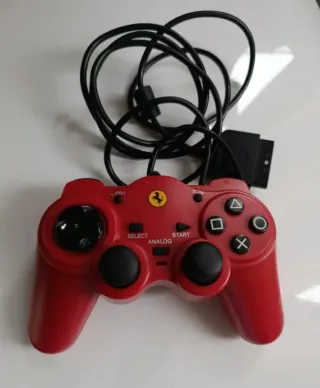 Mando PS2 Ferrari Thrustmaster Rojo