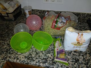 Jaula para hámsteres con accesorios