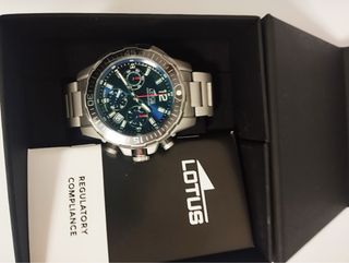 Reloj Lotus Chrono 18977/2 Azul/Plata