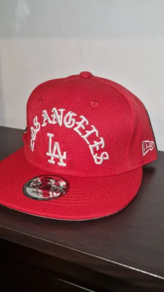 Gorra New Era LA Dodgers 9FIFTY Plana Roja