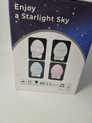 Proyector Noche Huevo Dinosaurio Galaxy