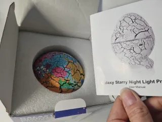 Proyector Noche Huevo Dinosaurio Galaxy