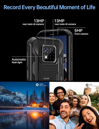 OUKITEL WP18 Pro Mobile Resistente,12500mAh Baterí