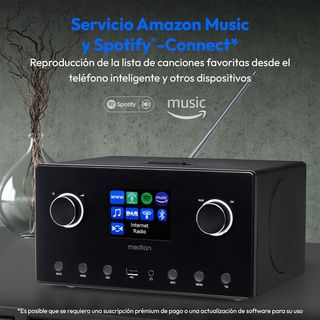 MEDION P85444 Radio por Internet 2.1 con Subwoofer
