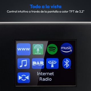 MEDION P85444 Radio por Internet 2.1 con Subwoofer