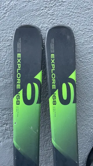 Sci Elan Explore 168 con Scarponi Salomon taglia 25