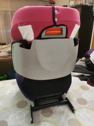 Silla coche Cybex rosa y morado