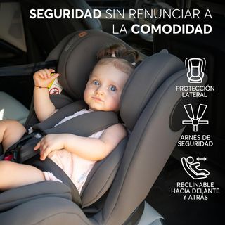 KikkaBoo Silla Coche Bebé Grupo 0 1 2 3 i-MOOVE 2,