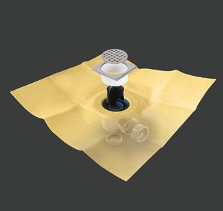 Sumidero ducha lámina impermeabilizada 180x200