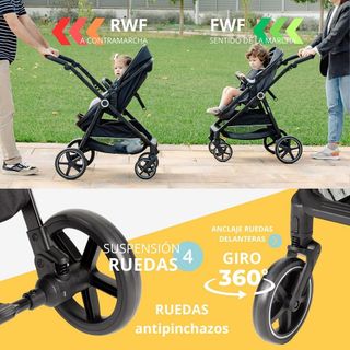 Carrito Bebe 2 en 1 Interbaby | Silla Paseo desde