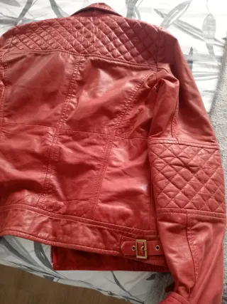 Cazadora Zara Roja Mujer Talla S