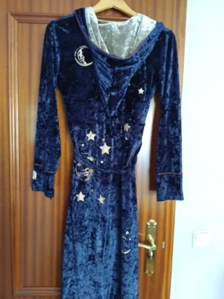 Bata Harry Potter Terciopelo Estrellas talla 2XS