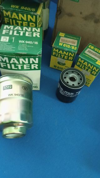 Filtros Mann terrano  y pajero filtro