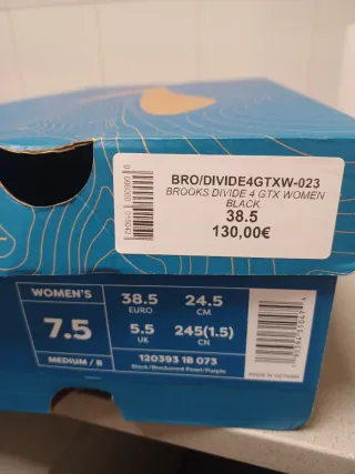 Zapatillas Brooks Gore-Tex Mujer Talla 4