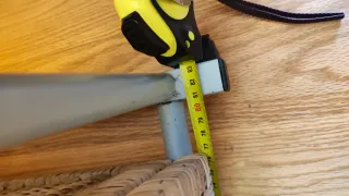 Burro perchero con cajas mimbre y espejo