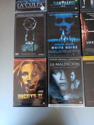 9 Películas DVD Terror/Suspense
