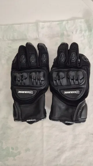 Casco Moto Talla S Negro + Guantes Talla M