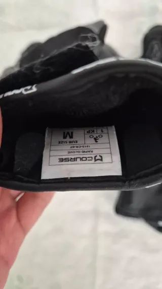 Casco Moto Talla S Negro + Guantes Talla M