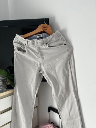 Pantalón vaquero blanco El Ganso Talla 38