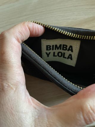 Monedero Bimba y Lola piel negro