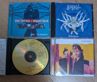 Lote 4 CDs Miguel Bosé (y Ana Torroja)