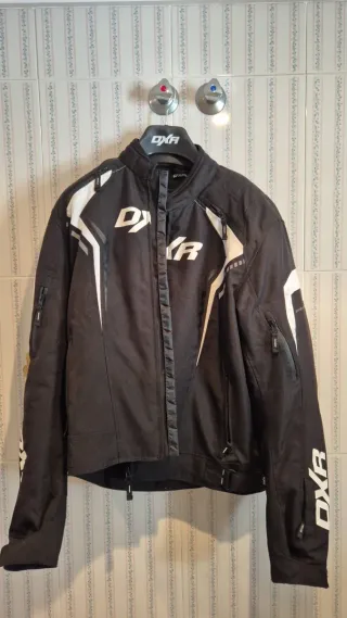 Chaqueta de moto DXR negra