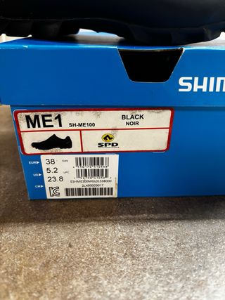 Scarpe ciclismo Shimano ME1 nuove n.38