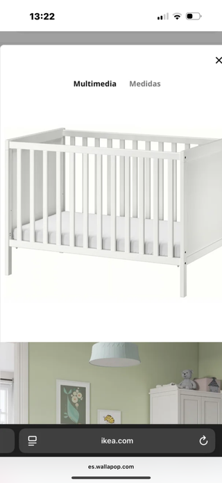 Cuna IKEA blanca