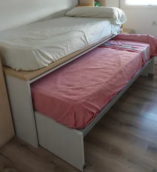 Cama nido doble con cajones