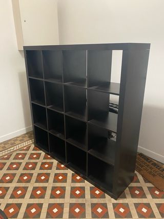 Estantería modular negra