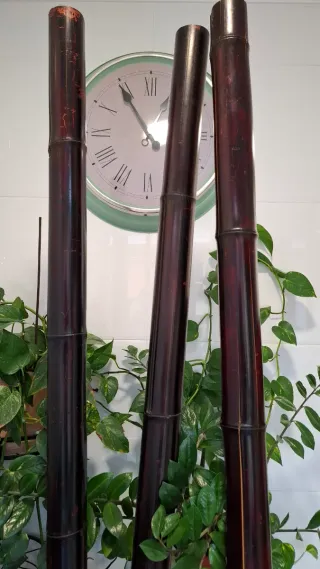 Cañas de bambú decorativas 2 metros x 8 grosor